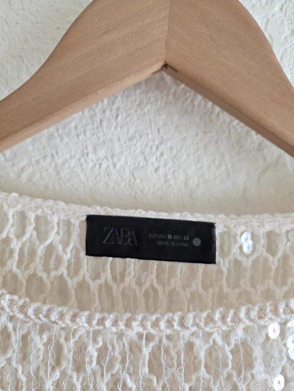 ZARA SEQUIN TOP Size M - Picture 16 of 16
